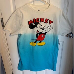 Mickey Mouse Disney Ombre T-Shirt, Men’s medium New